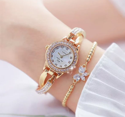 Crystal Bloom Bracelet Watch